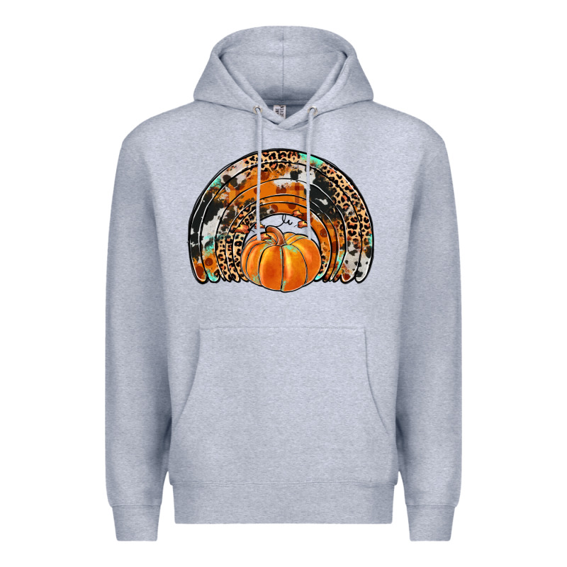 Western Pumpkin Fall Rainbow Premium Hoodie by JahusDesignShop | Teevron