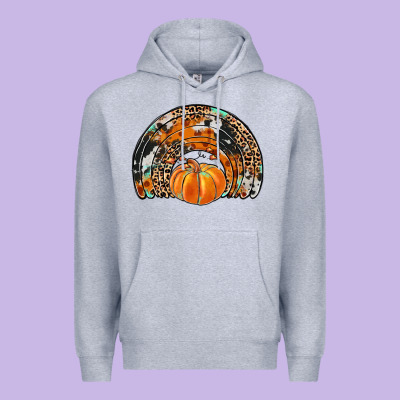 Western Pumpkin Fall Rainbow Premium Hoodie Designed By Jahusdesignshop