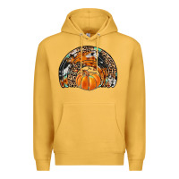Mustard western pumpkin fall rainbow Premium Hoodie - JahusDesignShop