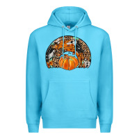 Ocean Blue western pumpkin fall rainbow Premium Hoodie - JahusDesignShop