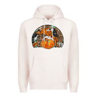 Pale Pink western pumpkin fall rainbow Premium Hoodie - JahusDesignShop