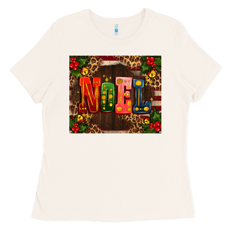 Noel Mistletoe Christmas Ladies Tee by AdoDesignShop | Teevron