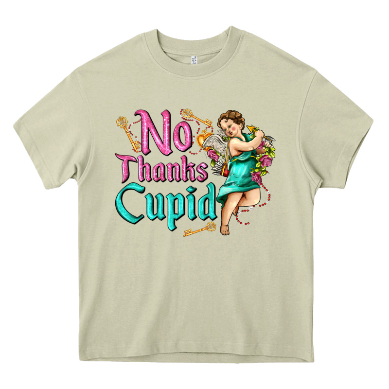 No Thanks Cupid Heavy Core Tee by AdoDesignShop | Teevron