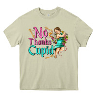 Mossy no thanks cupid Heavy Core Tee - AdoDesignShop