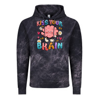 Cloud Black kiss your brain Vintage Hoodie - MaliasSmallBusiness