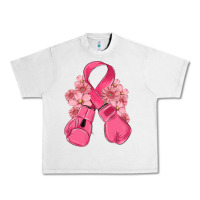 Lunar Rock breast cancer with boxing gloves Urban Heavy Tee - MaliasSmallBusiness