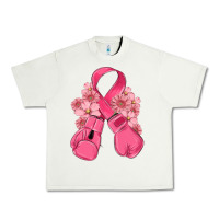 Pistachio breast cancer with boxing gloves Urban Heavy Tee - MaliasSmallBusiness