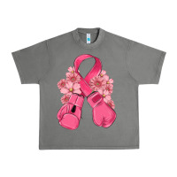 Tornado breast cancer with boxing gloves Urban Heavy Tee - MaliasSmallBusiness