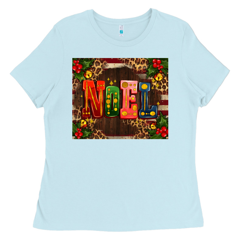 Noel Mistletoe Christmas Ladies Tee by AdoDesignShop | Teevron