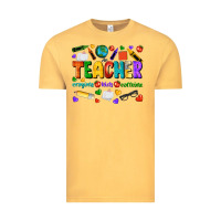 Vintage Mustard teacher crayons kids caffeine Vintage Tee - NancyCooperArtShop