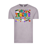 Vintage Zinc teacher crayons kids caffeine Vintage Tee - NancyCooperArtShop
