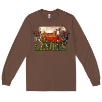 Chestnut all the jingle ladies christmas cows Long Sleeve Tee - LillyAllenDesigns