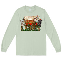 Matcha all the jingle ladies christmas cows Long Sleeve Tee - LillyAllenDesigns