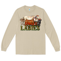 All The Jingle Ladies Christmas Cows Long Sleeve Tee | Teevron