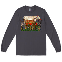 Smoke all the jingle ladies christmas cows Long Sleeve Tee - LillyAllenDesigns