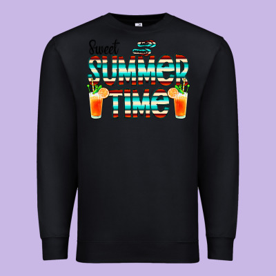 Sweet Summer Time Cocktail Premium Sweatshirt Designed By Cowcowdesign