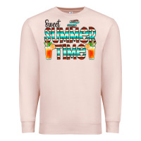 Pale Pink sweet summer time cocktail Premium Sweatshirt - CowCowDesign