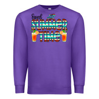Purple sweet summer time cocktail Premium Sweatshirt - CowCowDesign