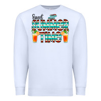 White sweet summer time cocktail Premium Sweatshirt - CowCowDesign
