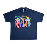 Navy praying mama Urban Heavy Tee - JahusDesignShop
