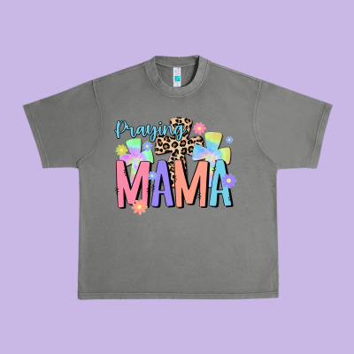 Praying Mama Urban Heavy Tee Designed By Jahusdesignshop
