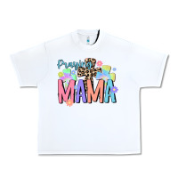 White praying mama Urban Heavy Tee - JahusDesignShop