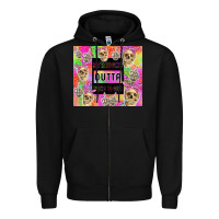 Black straight outta fucks to give Zipper Hoodie - TumblerDesignByShophia