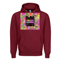 Burgundy straight outta fucks to give Zipper Hoodie - TumblerDesignByShophia