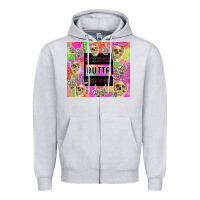 Heather Grey straight outta fucks to give Zipper Hoodie - TumblerDesignByShophia