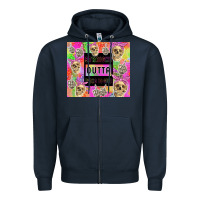 Navy straight outta fucks to give Zipper Hoodie - TumblerDesignByShophia