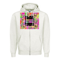 Oatmeal Heather straight outta fucks to give Zipper Hoodie - TumblerDesignByShophia