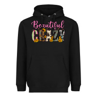 Black beautiful crazy Heavyweight Hoodie - OliviaCreatesArt