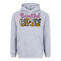 Heather Grey beautiful crazy Heavyweight Hoodie - OliviaCreatesArt