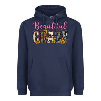 Navy beautiful crazy Heavyweight Hoodie - OliviaCreatesArt