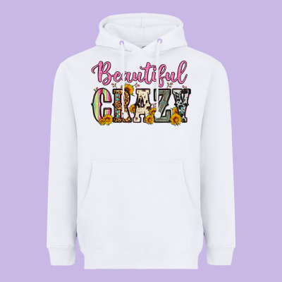 Beautiful Crazy Heavyweight Hoodie Designed By Oliviacreatesart