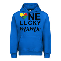 Cobalt one lucky mama Urban Hoodie - CowhideDigitalArt