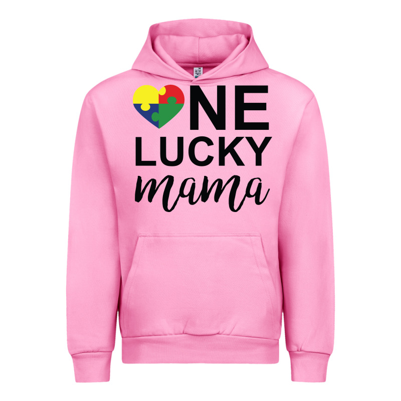 One Lucky Mama Urban Hoodie by CowhideDigitalArt | Teevron
