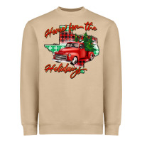 Mushroom home for the holidays texas Heavyweight Sweatshirt - BarkalooDesign