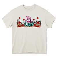 Cream no thanks cupid Heavy Core Tee - AdoDesignShop