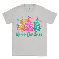 Moon Dust merry christmas glitter trees Classic Tee - MaliasSmallBusiness
