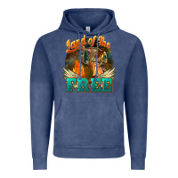 Vintage Denim land of the free Vintage Hoodie - NancyCooperArtShop
