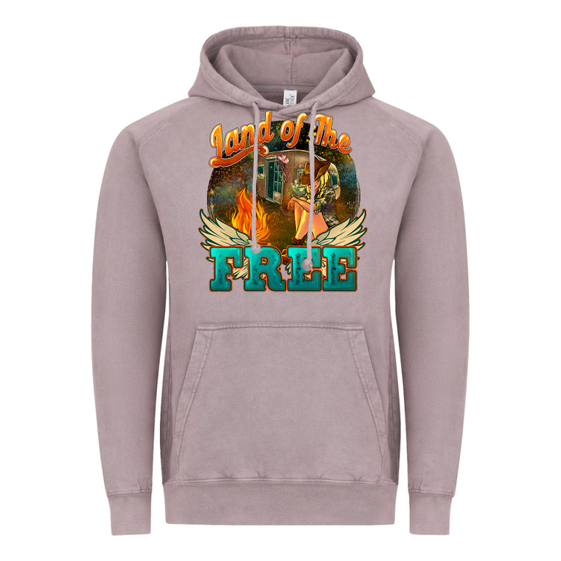 Land Of The Free Vintage Hoodie by NancyCooperArtShop | Teevron