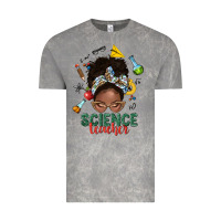 Cloud Rock science teacher afro messy bun Vintage Tee - NancyCooperArtShop