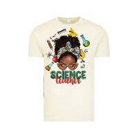 Vintage Arctic science teacher afro messy bun Vintage Tee - NancyCooperArtShop