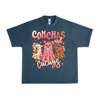 Midnight Navy conchas and cucuys mexican desert ghosts Urban Heavy Tee - MaliasSmallBusiness