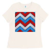 Bone Glitter 4th of July Seamless Pattern Ladies Tee - BundleAndBundleShop