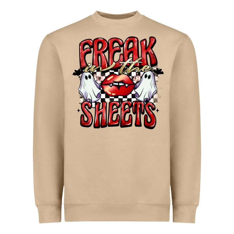 Freak In The Sheets Heavyweight Sweatshirt by BarkalooDesign | Teevron