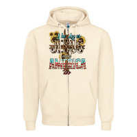 Sandshell She loves Jesus and America too sunflower Zipper Hoodie - HowdyJamesFarm