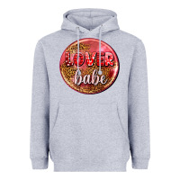 Heather Grey lover babe olivia Heavyweight Hoodie - OliviaCreatesArt