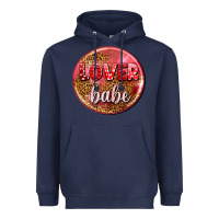 Navy lover babe olivia Heavyweight Hoodie - OliviaCreatesArt